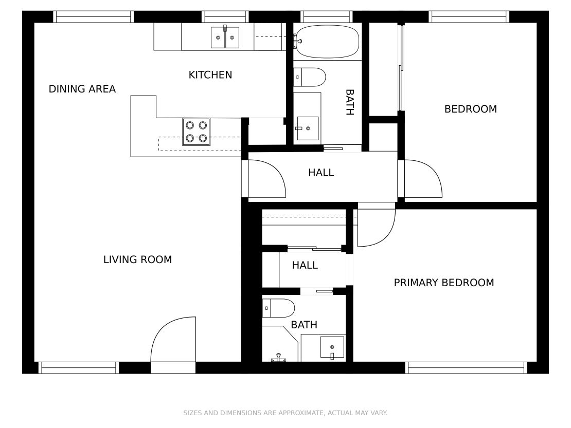 1318 Amthyst Unit B C D E I H floor plan